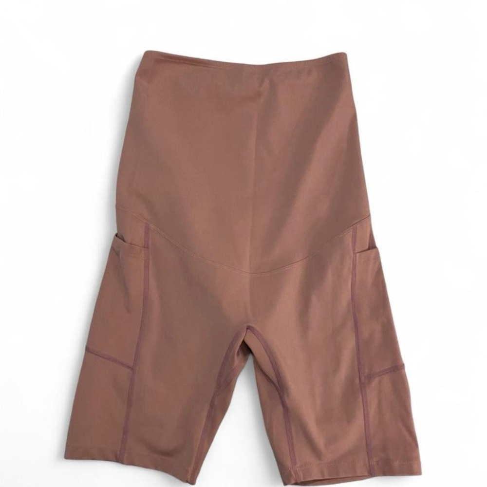 Women's Maternity Blush pink Bike Shorts